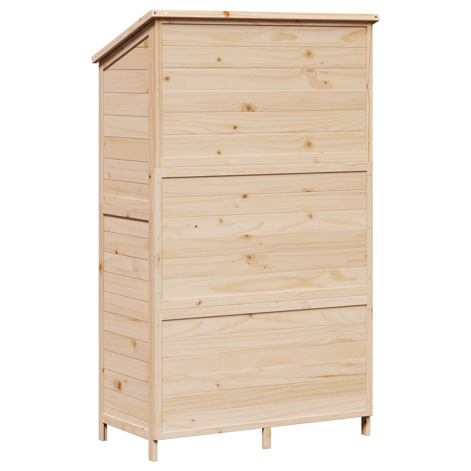 Vrtna Šupa Prirodna 106,5 x 56 x 176 cm Čvrsto drvo jele