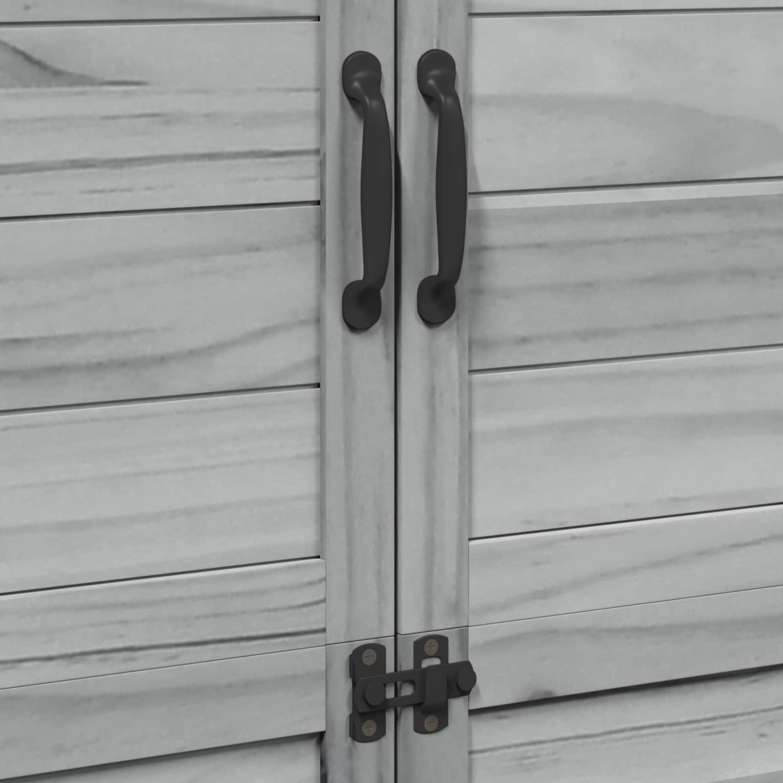 Vrtna Šupa Siva 106,5 x 56 x 176 cm Konstruirano drvo