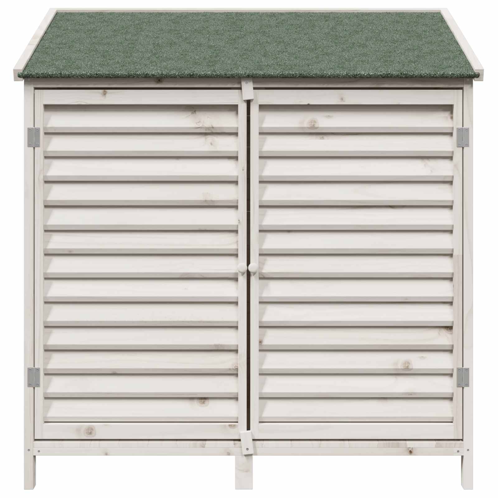 Vrtna Šupa Bijela 106 x 56 x 113,5 cm Čvrsto drvo jele