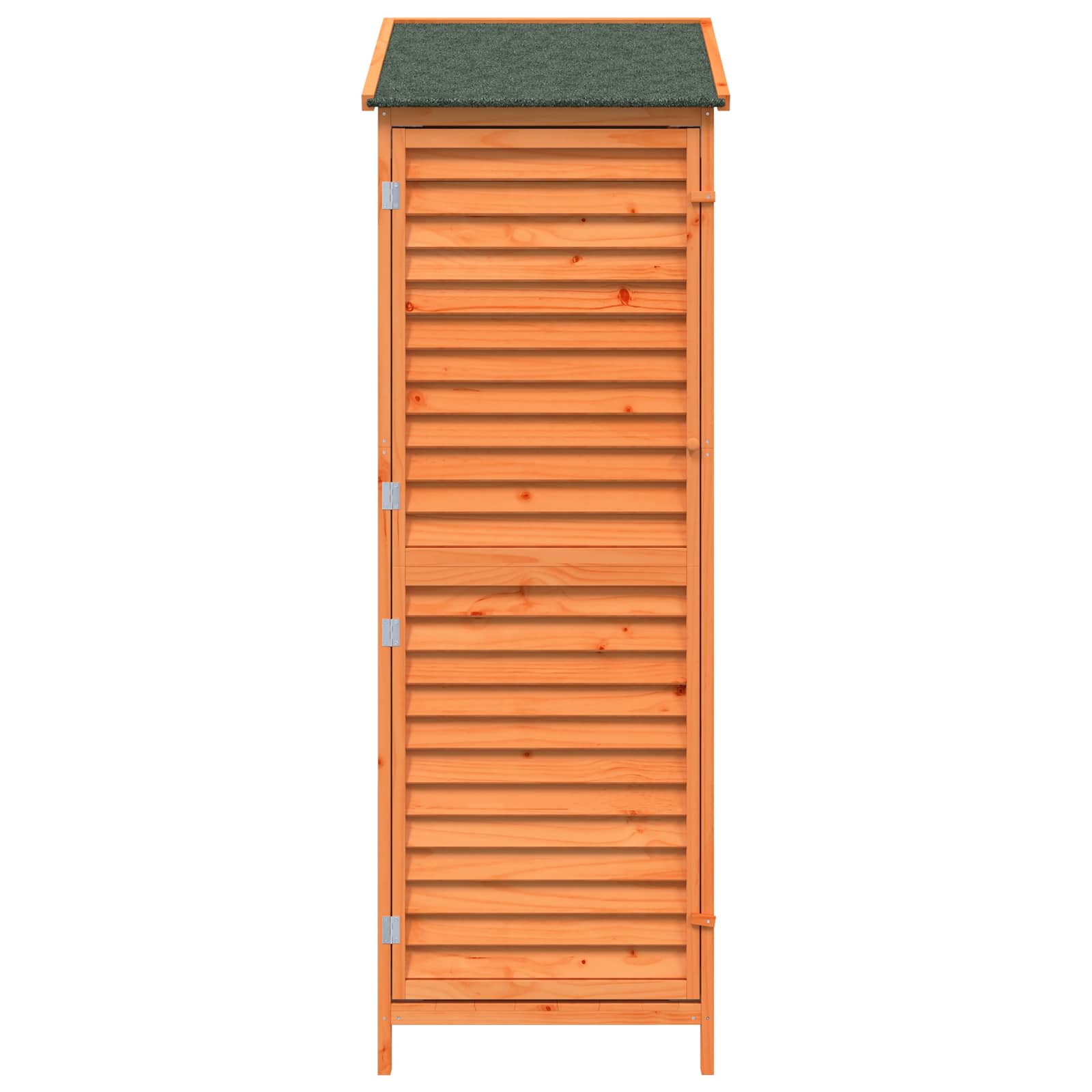 Vrtna Šupa s krovom Smeđa 59 x 56 x 176 cm Čvrsto drvo jele