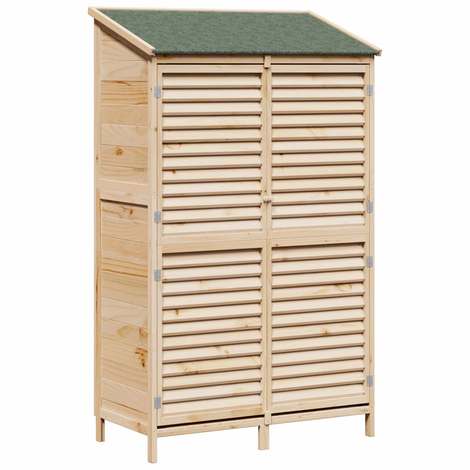 Vrtna Šupa Prirodna 106 x 56 x 176,5 cm Čvrsto drvo jele