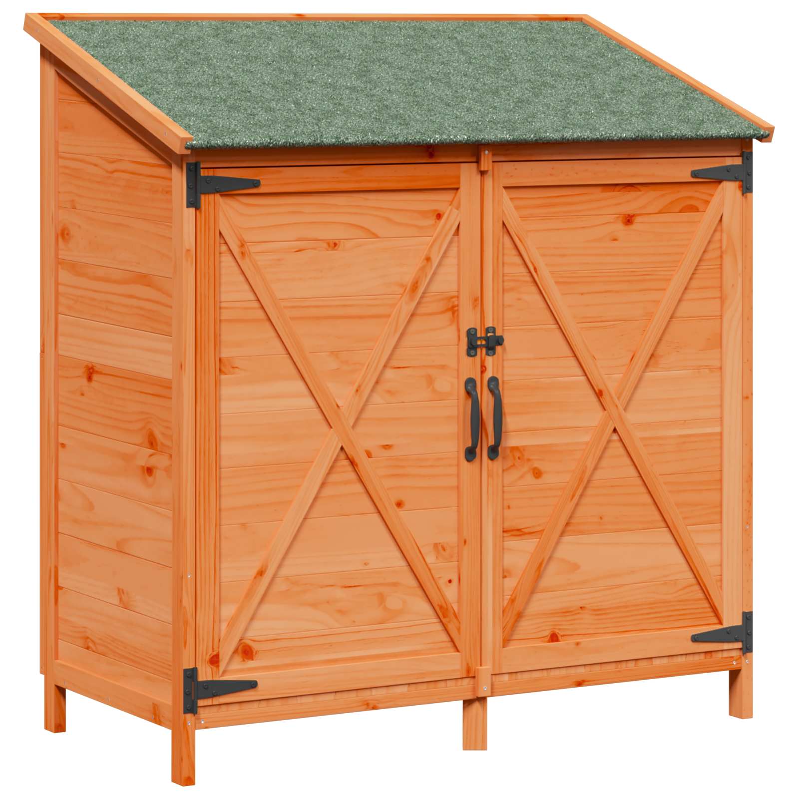 Vrtna Šupa s krovom Smeđa 106 x 56 x 113,5 cm Čvrsto drvo jele