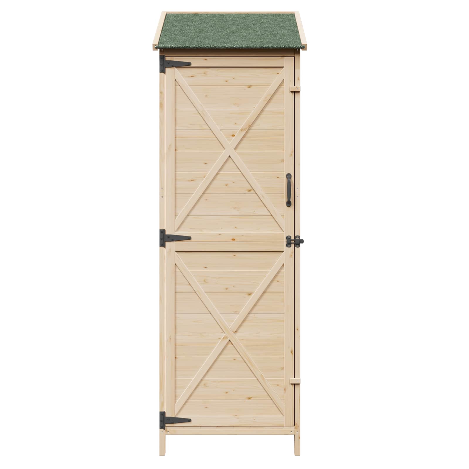 Vrtna Šupa Prirodna 59,5 x 56 x 176,5 cm Konstruirano drvo