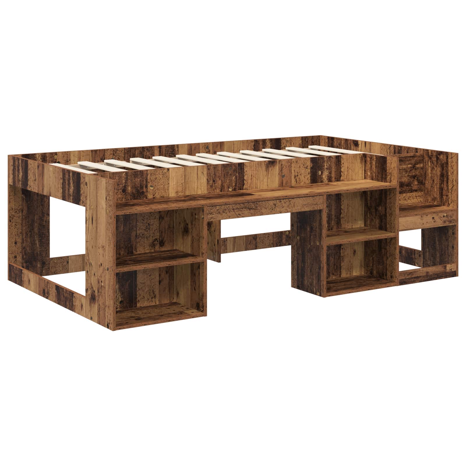 Krevet za djecu s ladicama Staro drvo 98.5 x 200 cm
