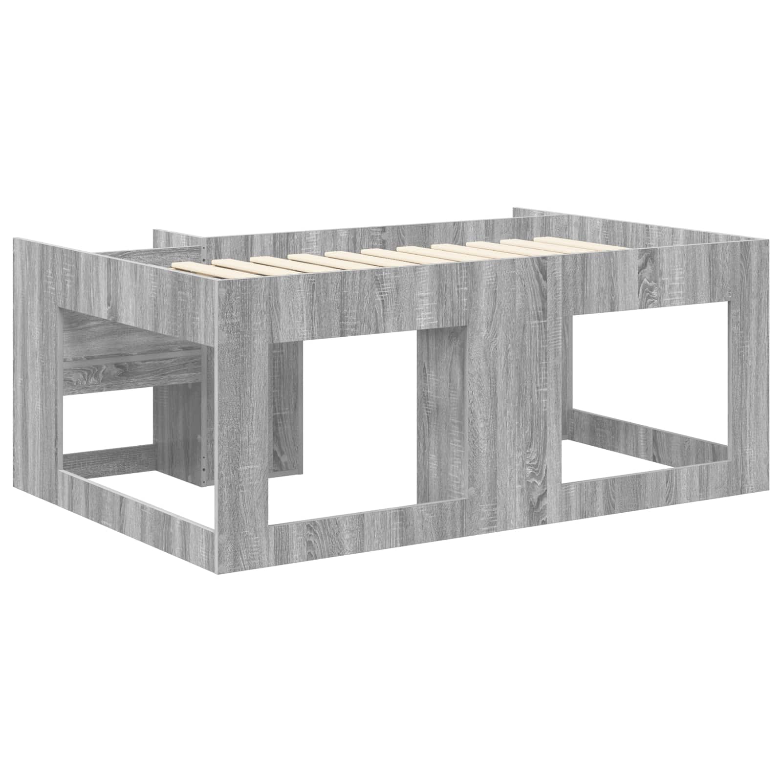Krevet za djecu s ladicama Siva Sonoma 80 x 160 cm
