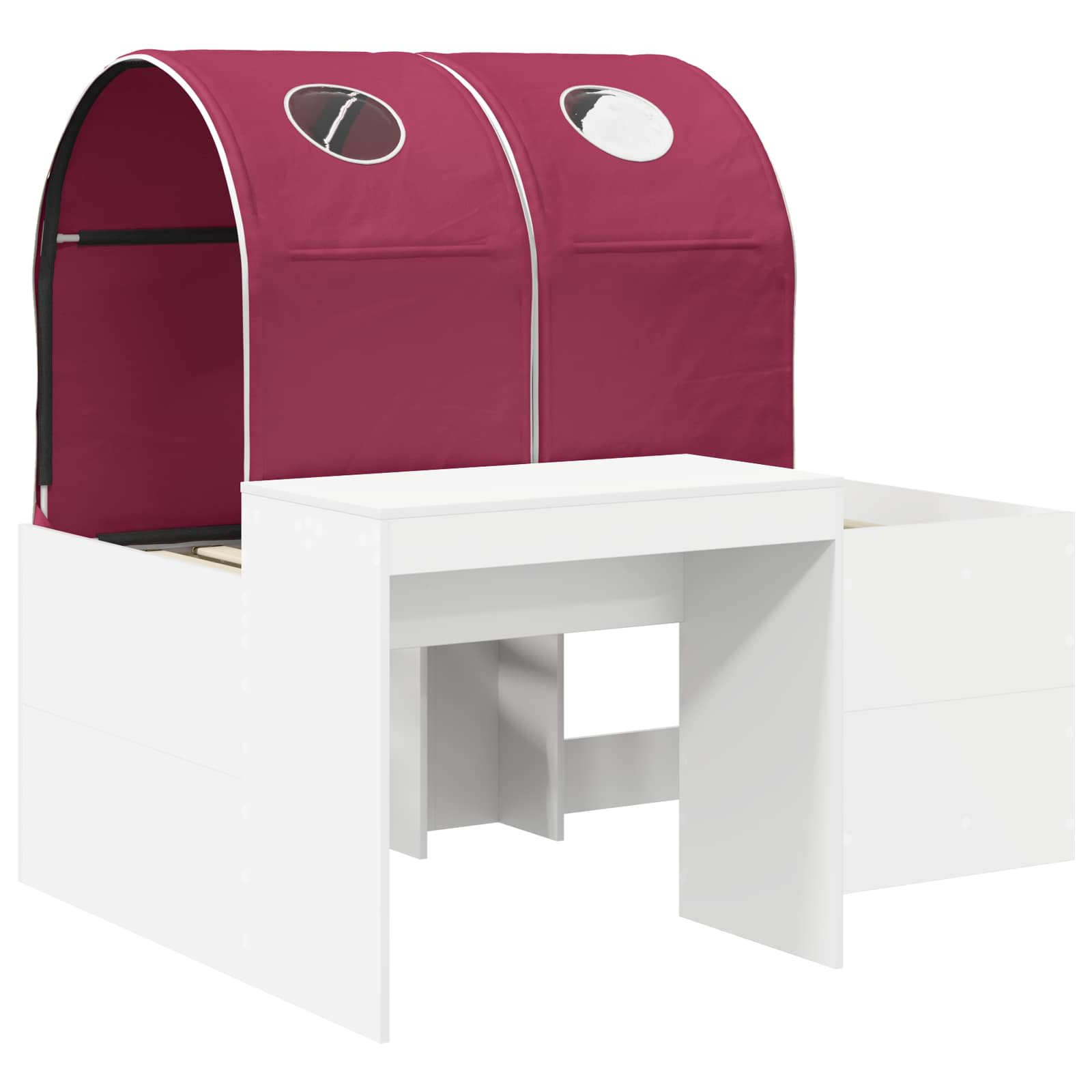 Krevet s Tunnels 4 pcs Artisian hrast i crvena