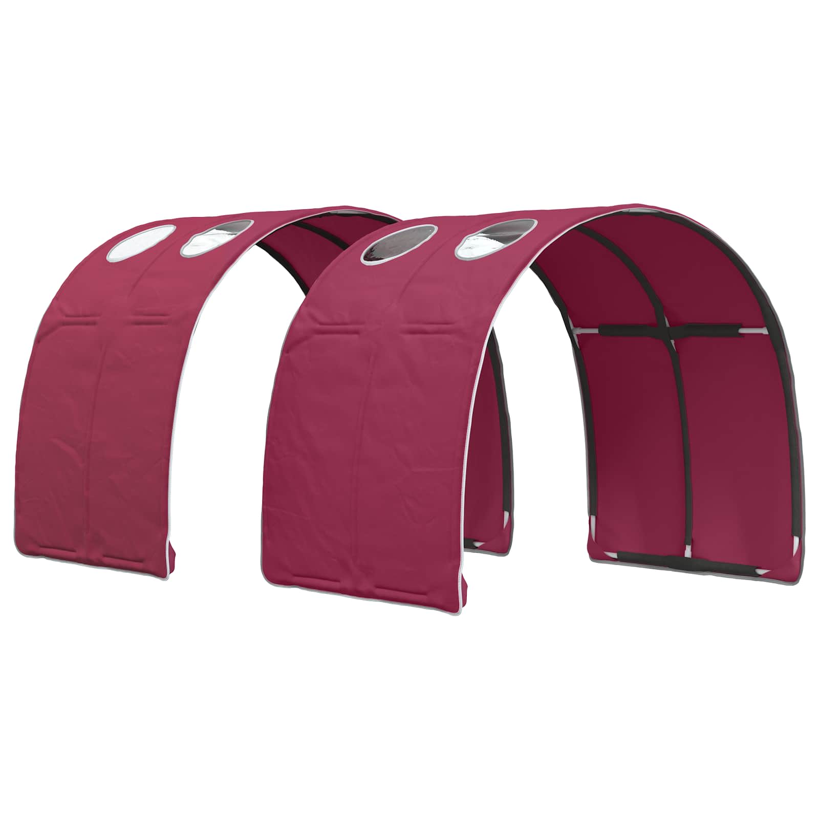 Krevet s tunelom 4 pcs Artisian hrast i crvena