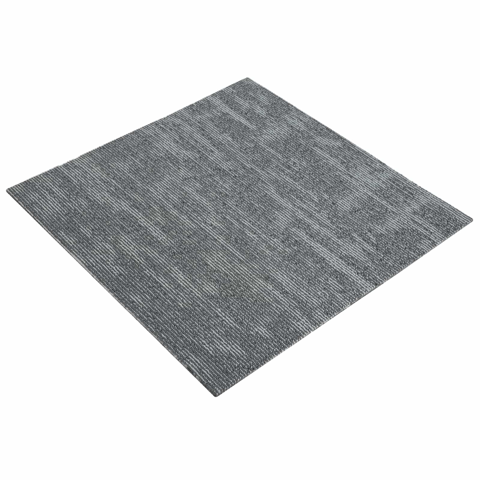 Tepih pločica Betonska siva 50 x 50 cm 4 pcs PP i bitumen