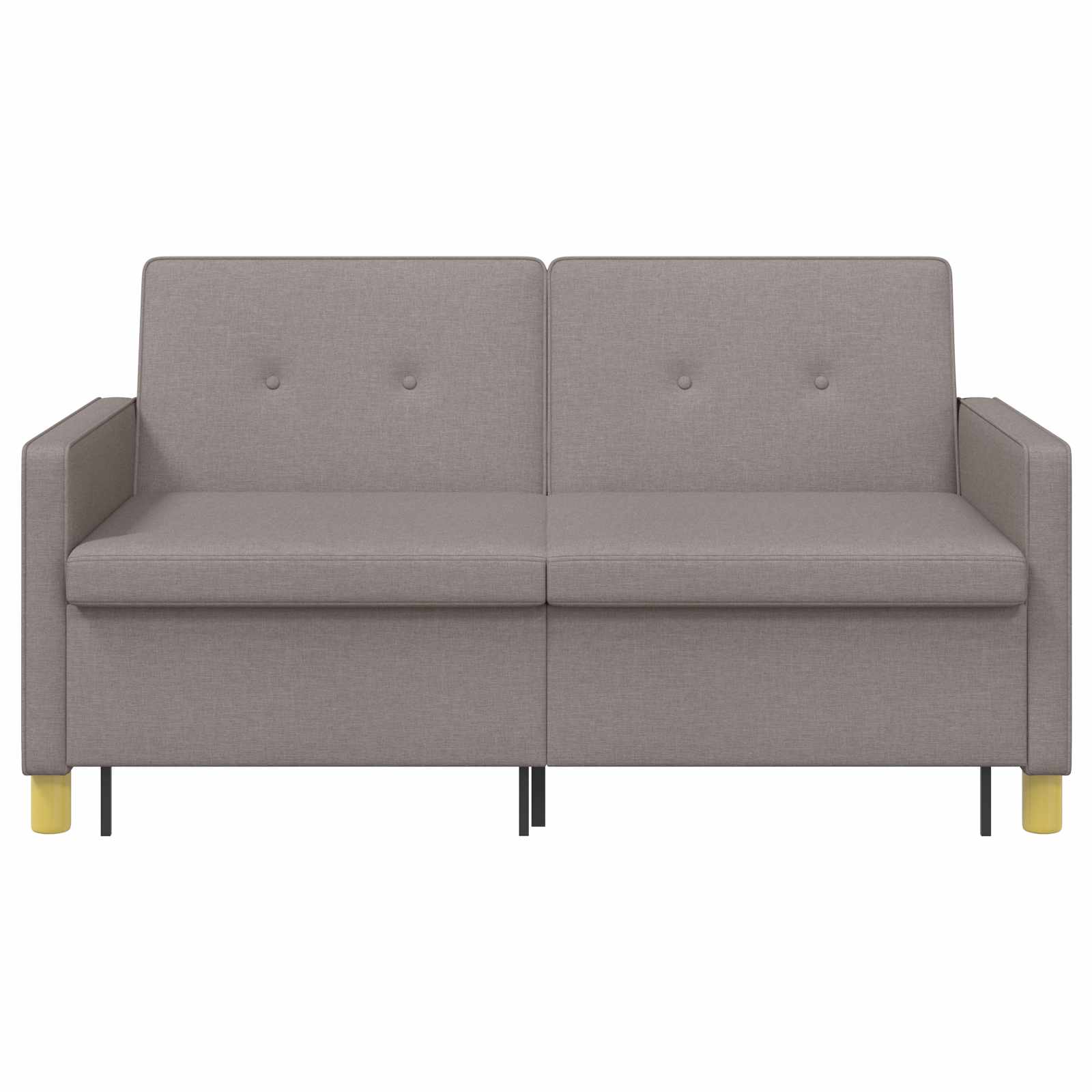 Krevet-sofa na razvlačenje Sivosmeđa Tkanina