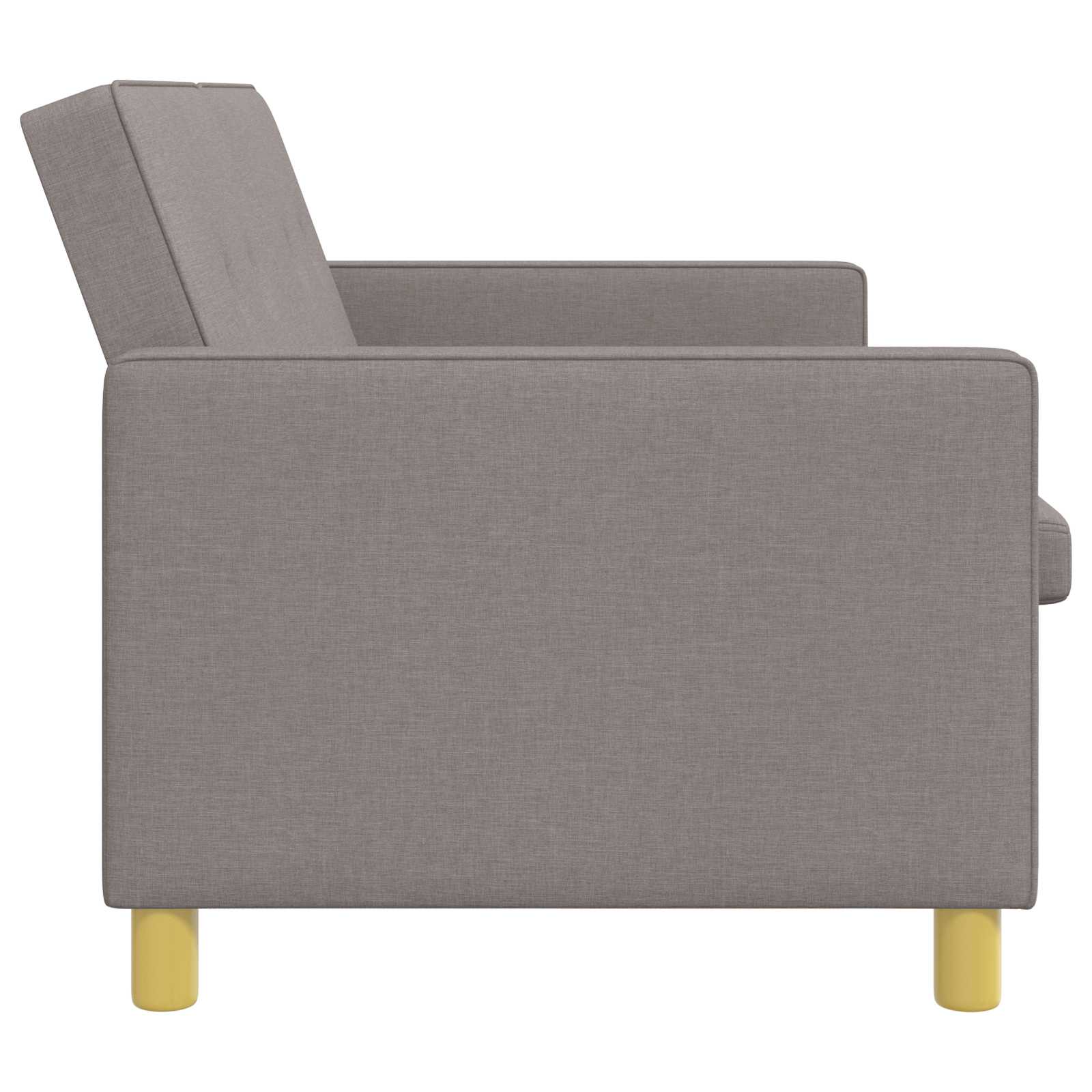 Krevet-sofa na razvlačenje Sivosmeđa Tkanina