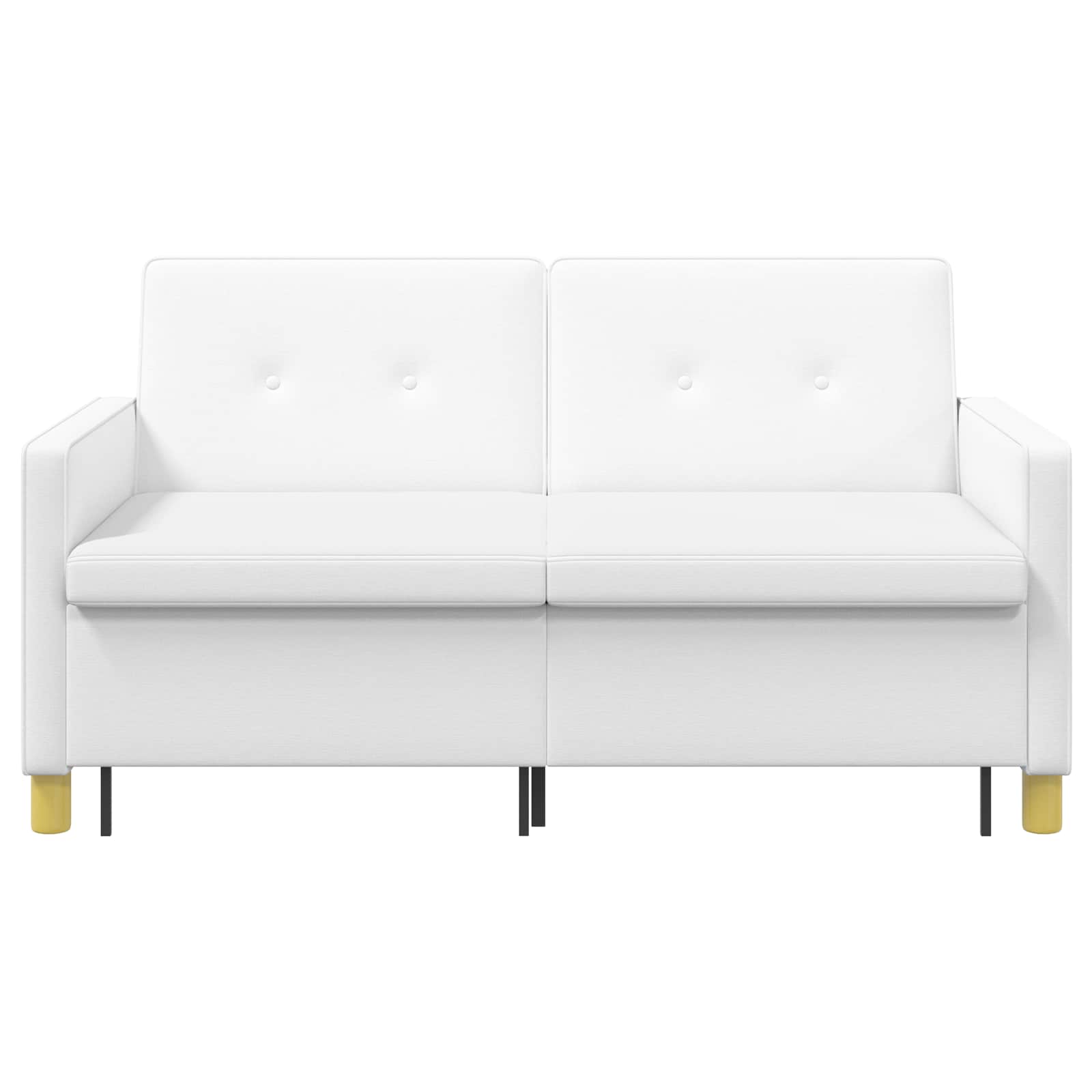 Krevet-sofa na razvlačenje Bijela Tkanina