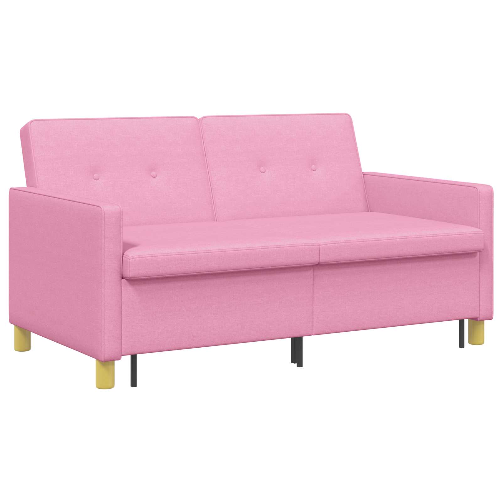 Krevet-sofa na razvlačenje Ružičasta Tkanina