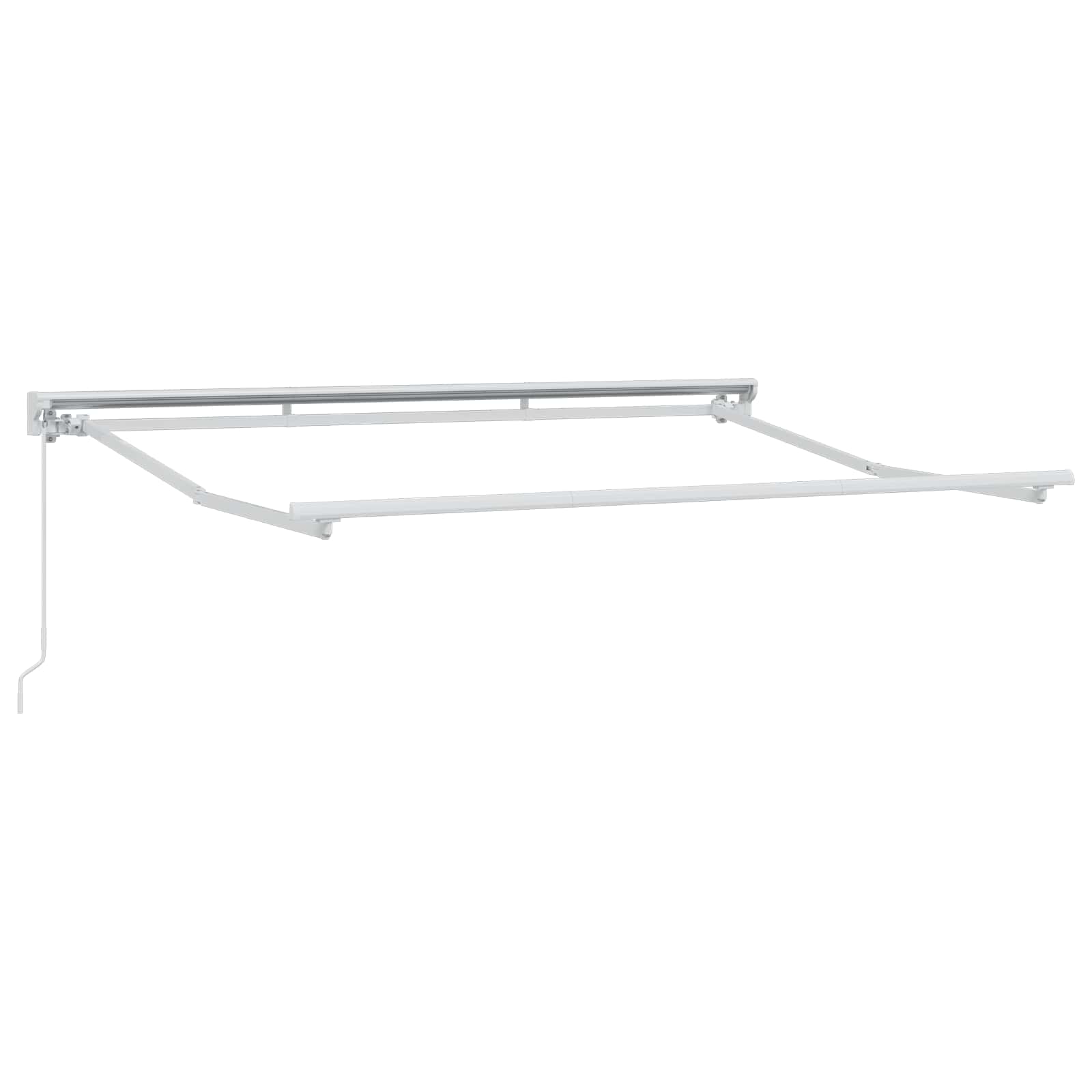 Povlačivi tende Sivosmeđa 2,5 x 2 m Poliester i aluminij