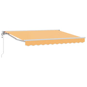 Povlačivi tende Pijesak 2,5 x 2 m Poliester i aluminij