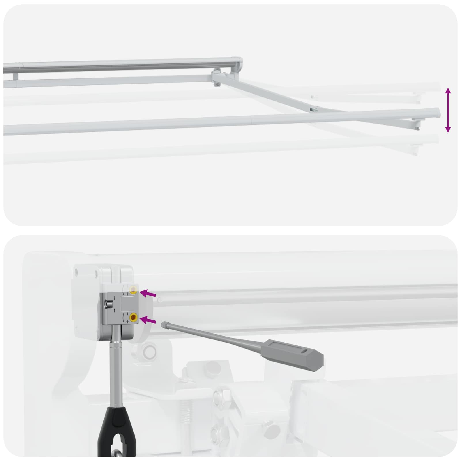 Povlačivi tende Pijesak 2,5 x 2 m Poliester i aluminij