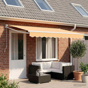 Povlačivi tende Pijesak 4 × 3 m 100% Poliester i Aluminij