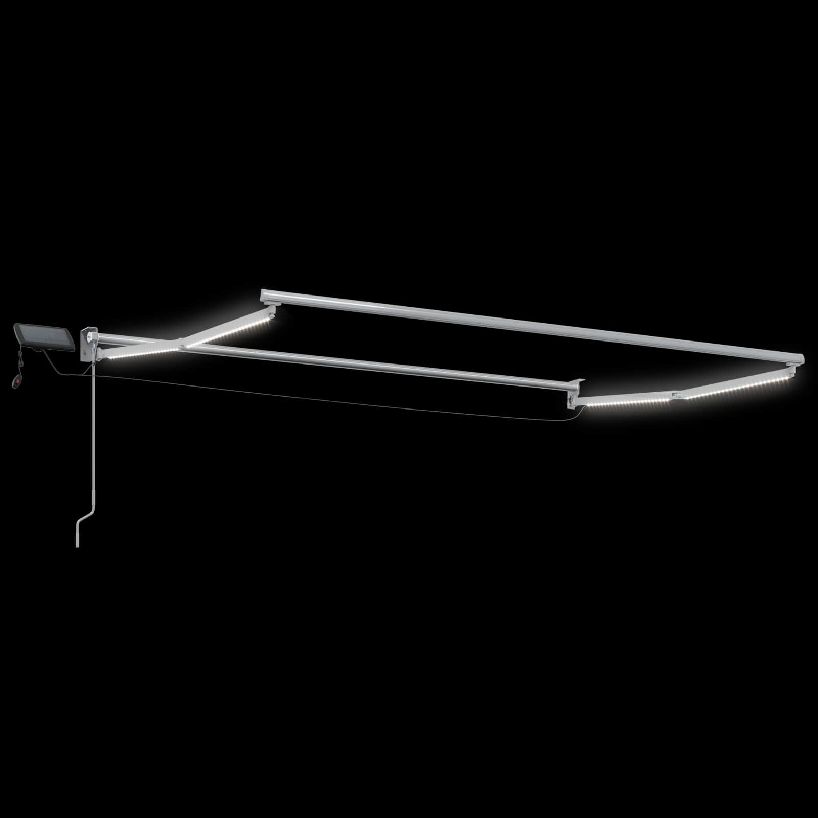 Ručna zlačivna tenda s LED diodama Pijesak