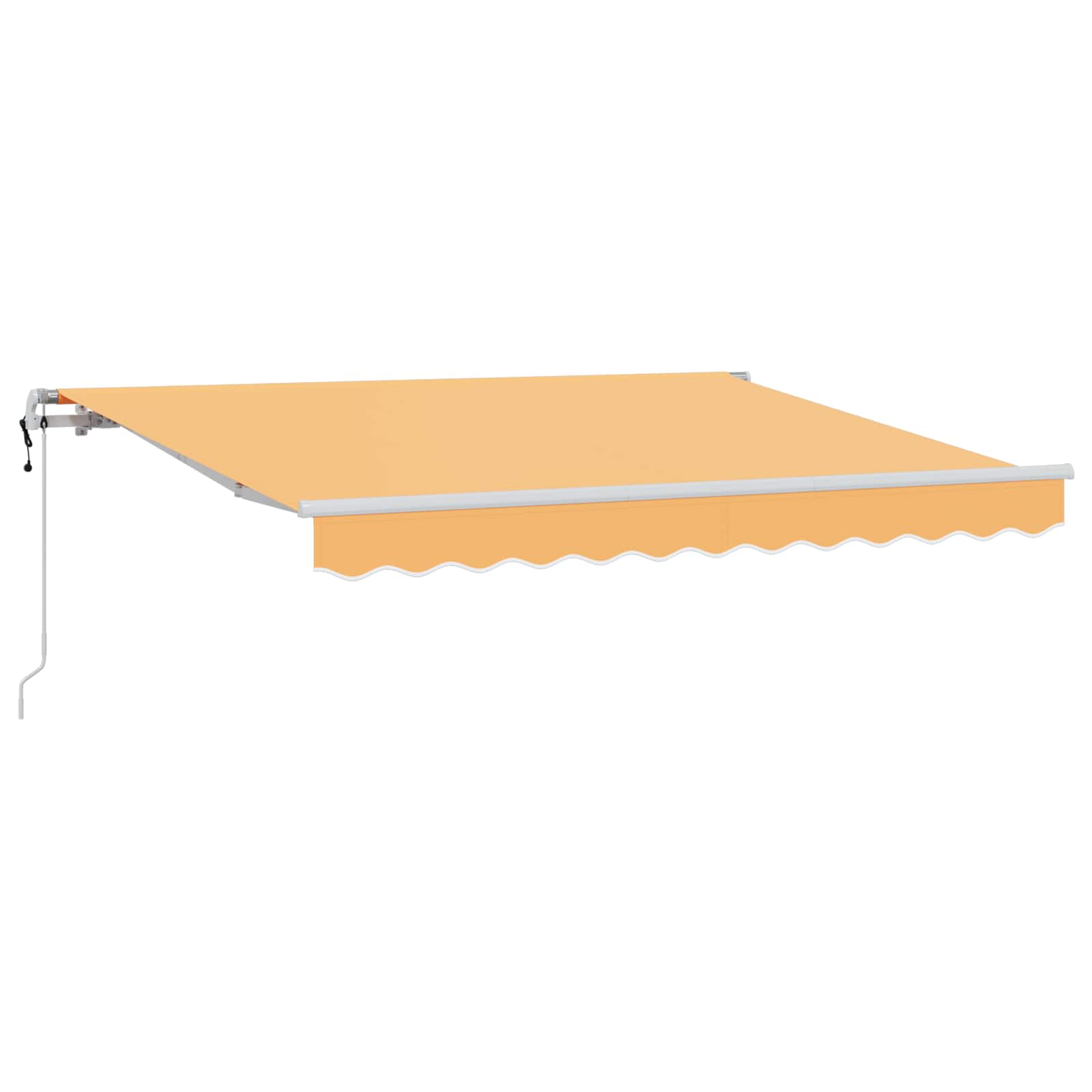 Povlačivi tende Pijesak 4 × 3 m Tkanina i Aluminij