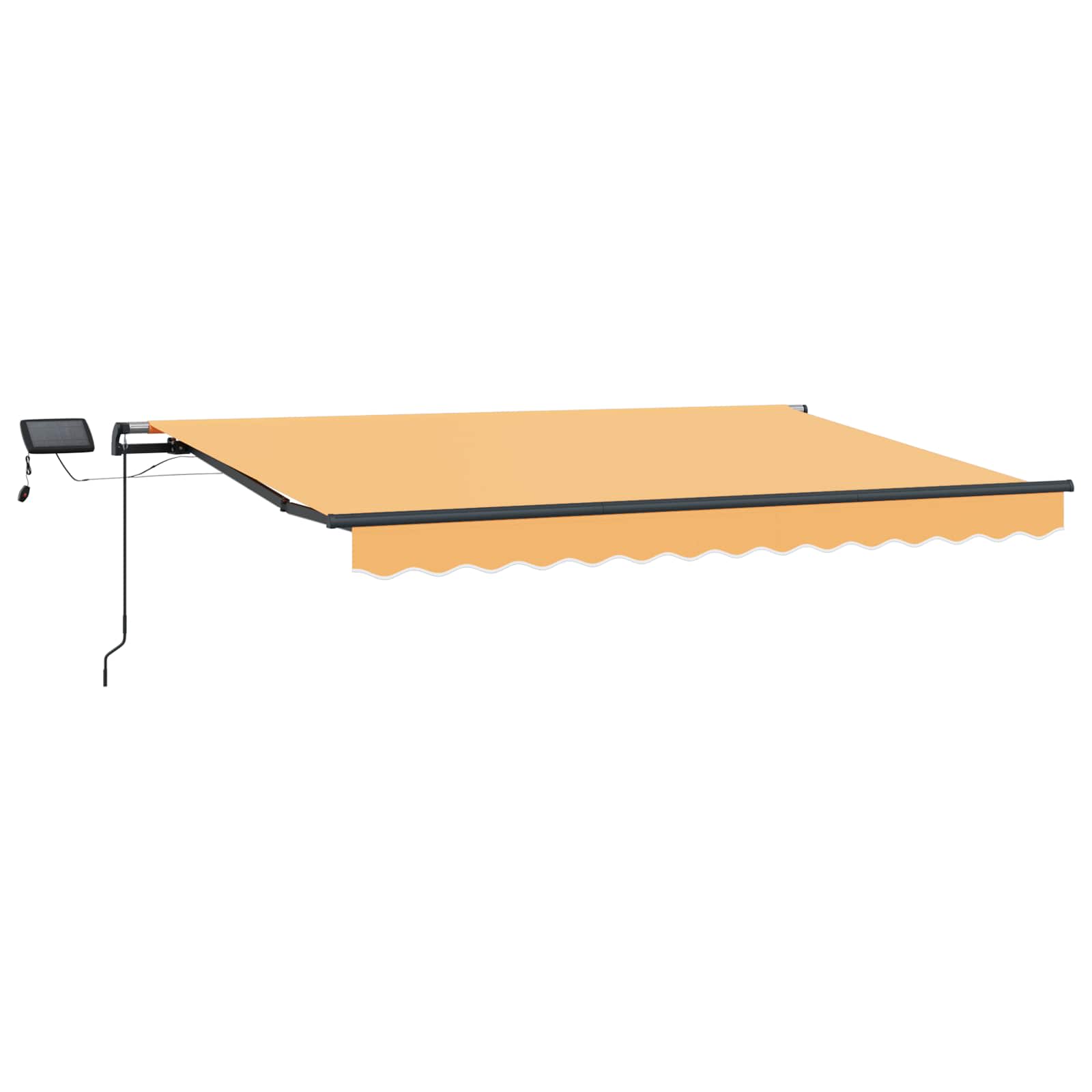 Povlačivi tende Pijesak 450 × 300 cm Tkanina i Aluminij