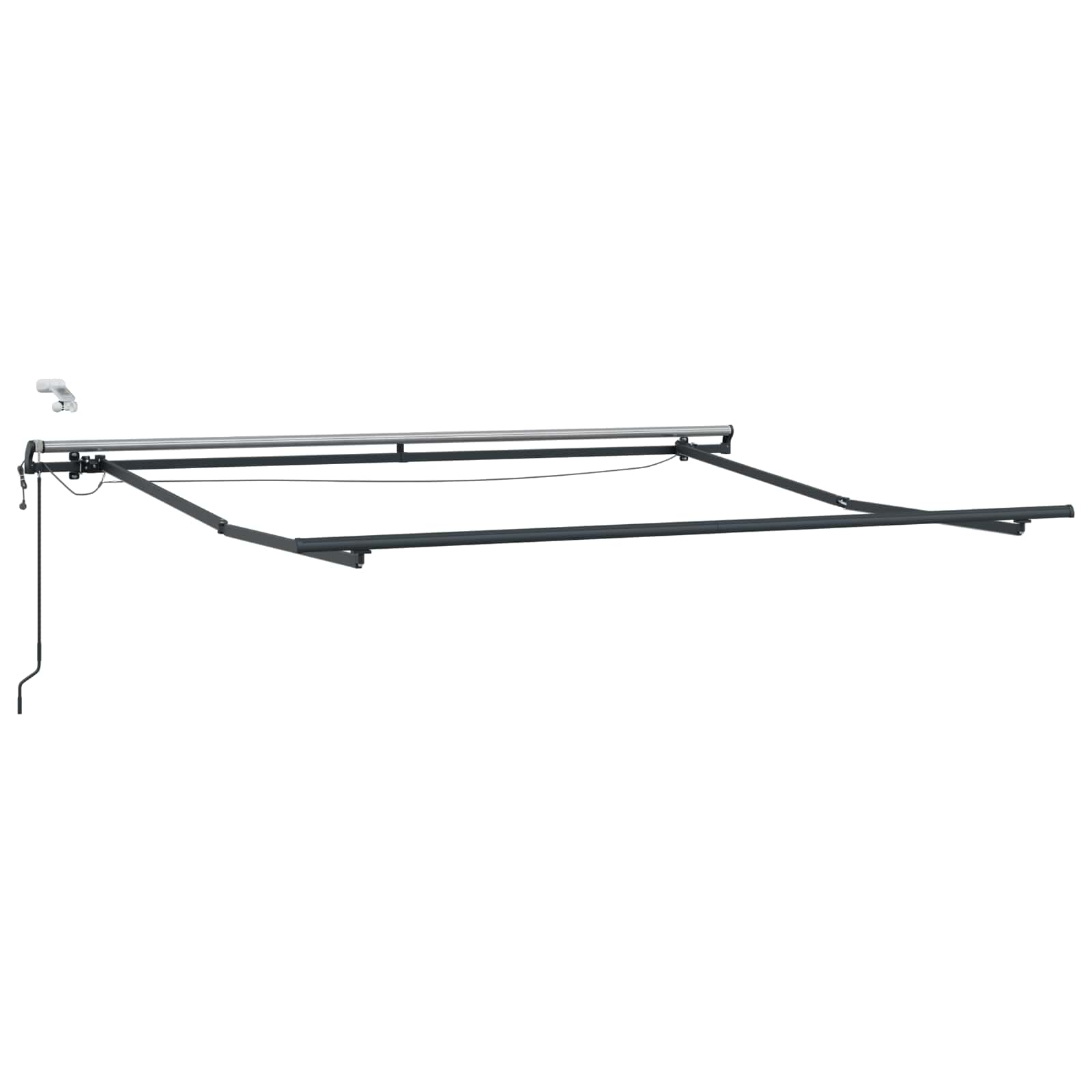 Tkanina za tende Sivosmeđa 450 × 300 cm Poliester