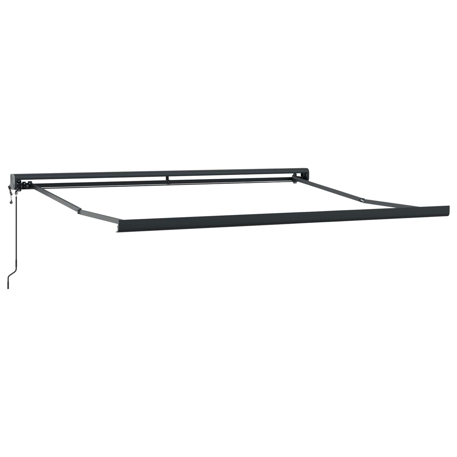 Povlačivi tende Svijetlo siva i bijela. 450 × 300 cm