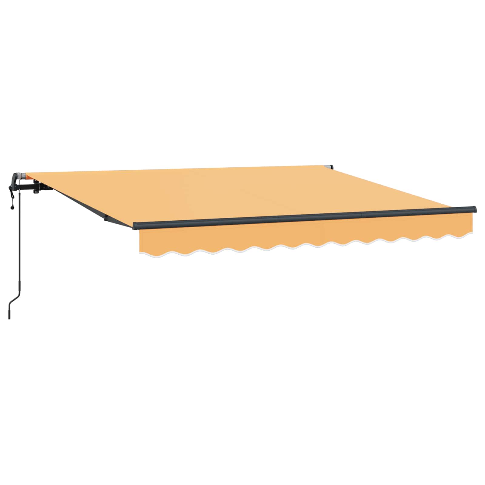 Povlačivi tende Pijesak 450 × 350 cm Tkanina i Aluminij