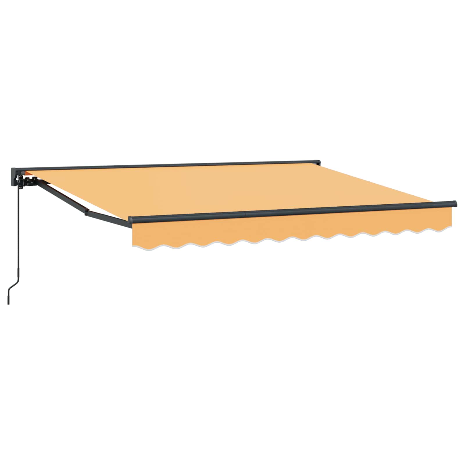Ručno sklopiva tenda Pijesak 4,5 × 3,5 m Poliester i aluminij