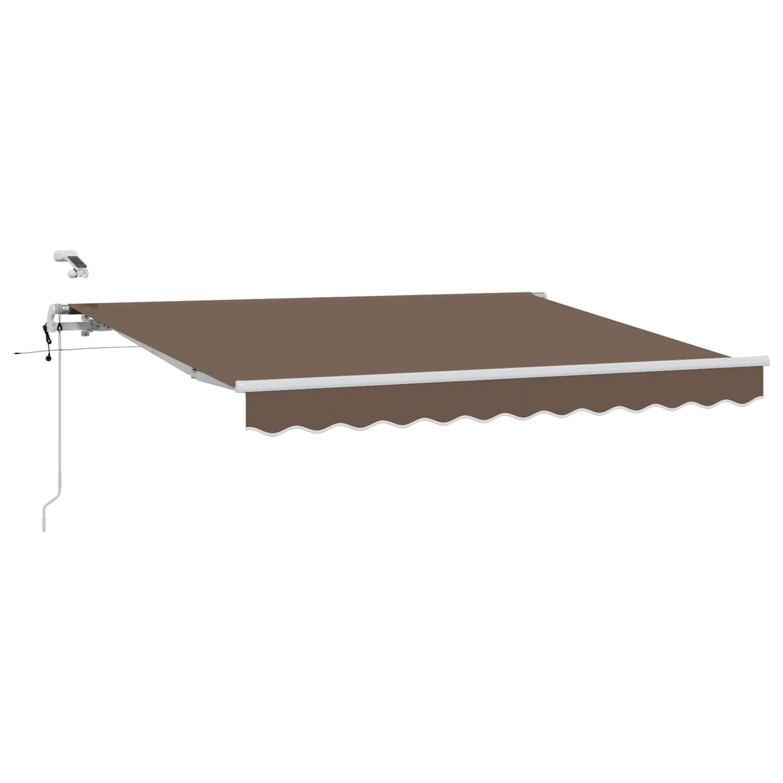 Tkanina za tende Sivosmeđa 500 × 350 cm Poliester