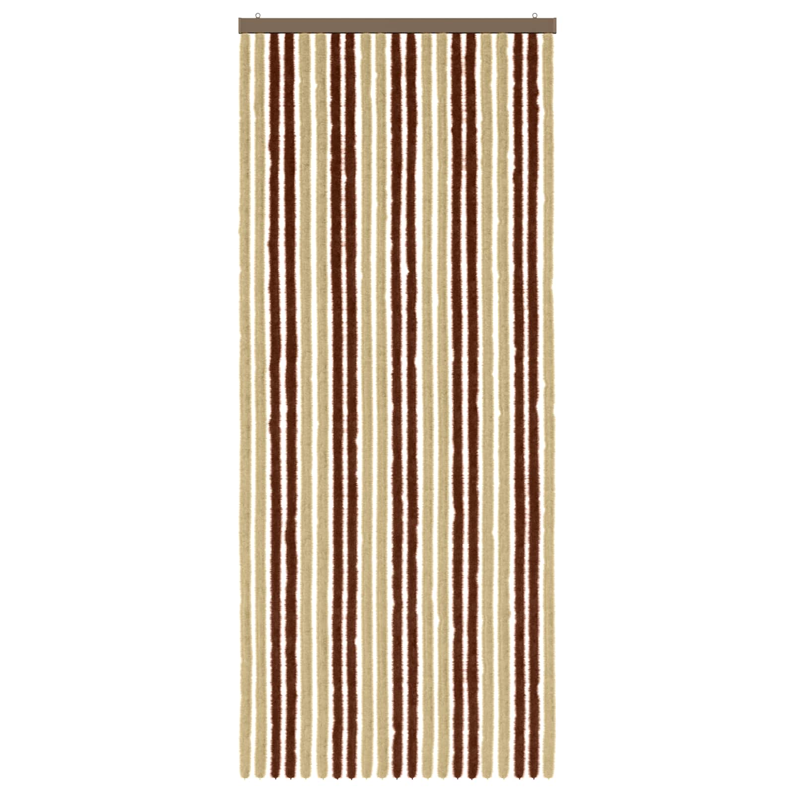 Zavjesa protiv insekata Chenille Smeđa i bež 90 x 220 cm