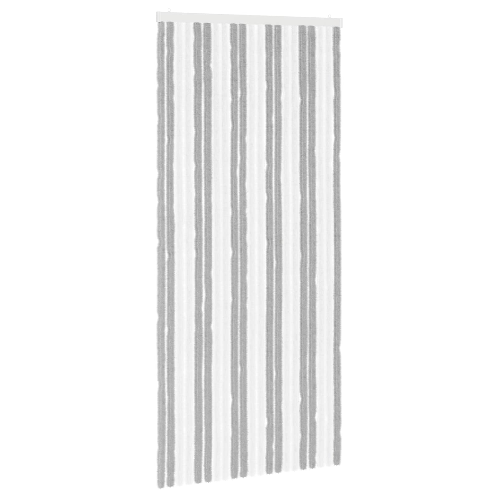 Zavjesa protiv insekata Chenille Siva i bijela 90 x 200 cm