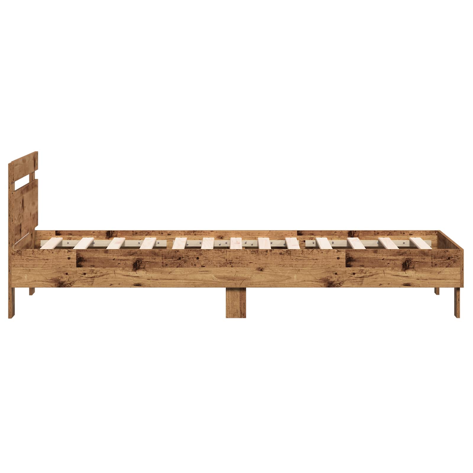 Okvir kreveta s uzglavljem Staro drvo 80 x 200 cm
