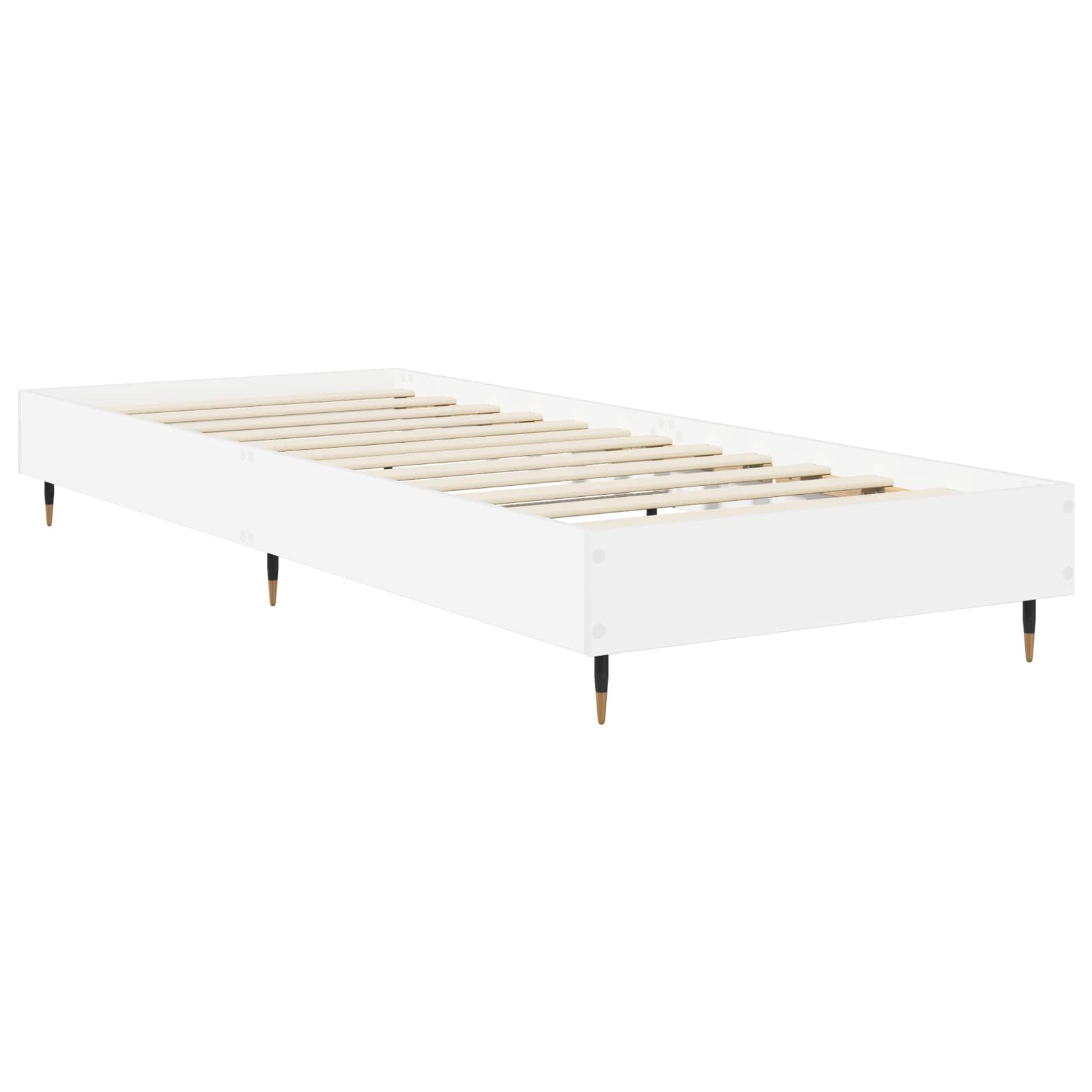 Krevetna konstrukcija Bijela 80 x 200 cm Konstruirano drvo