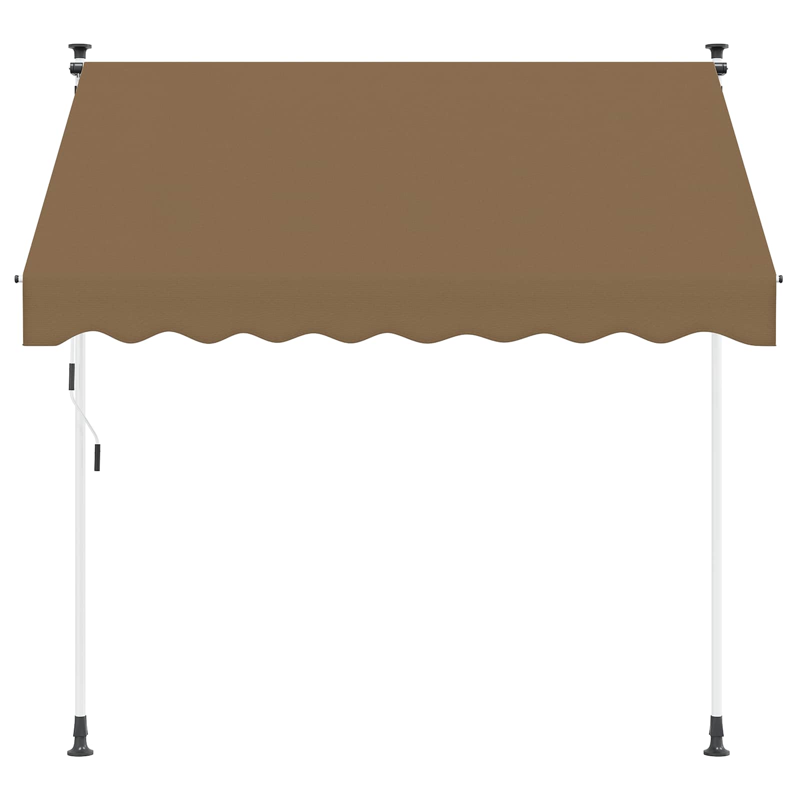 Ručno sklopiva tenda Bež 400 cm