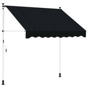 Ručno sklopiva tenda Crna 150 cm