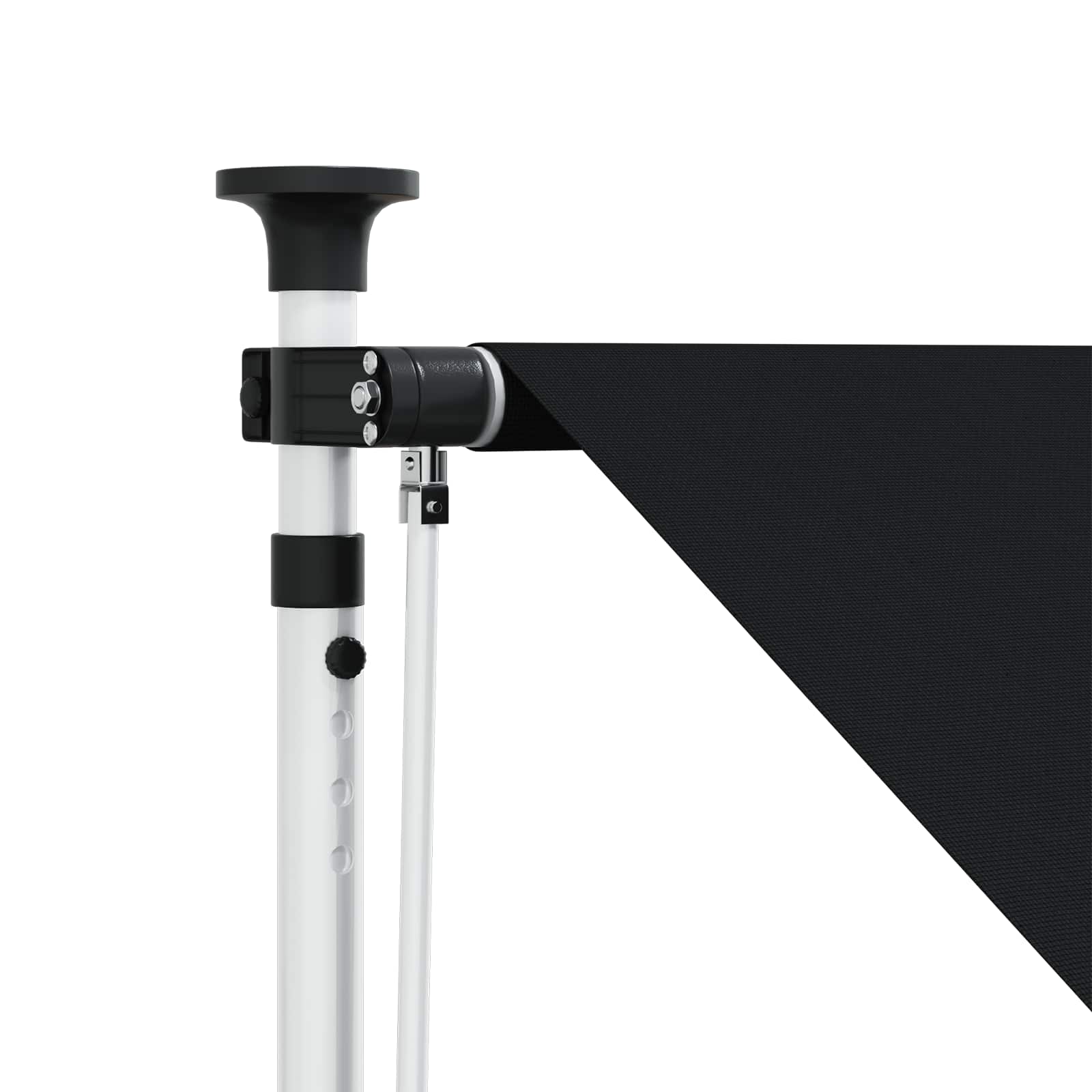 Ručno sklopiva tenda Crna 400 cm