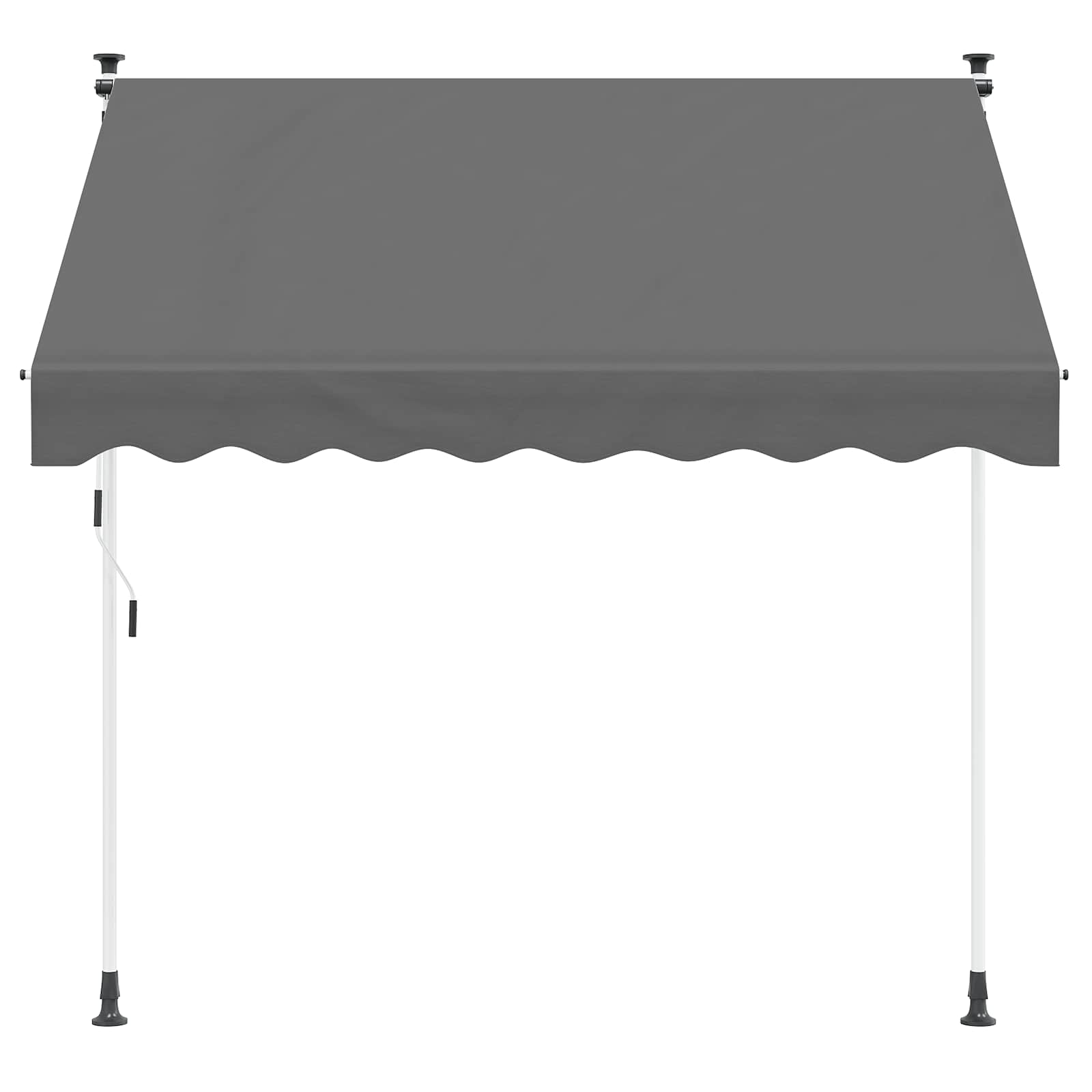 Ručno sklopiva tenda Svjetlosiva 300 cm