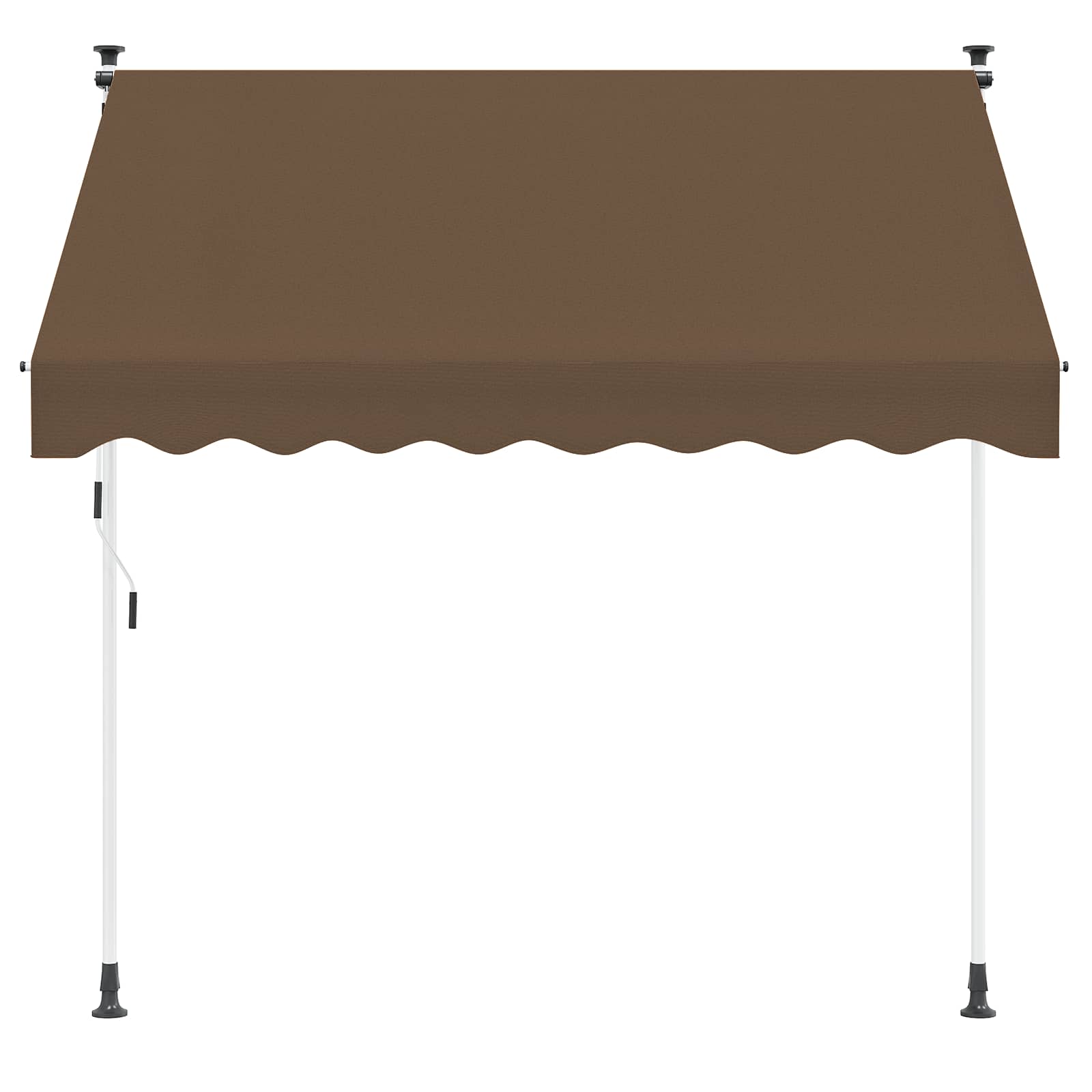 Ručno sklopiva tenda Sivosmeđa 150 cm
