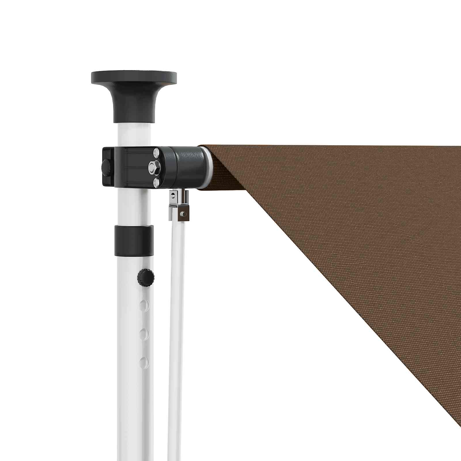Ručno sklopiva tenda Sivosmeđa 250 cm
