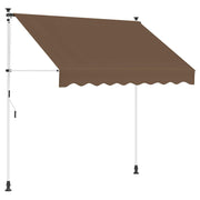 Ručno sklopiva tenda Sivosmeđa 400 cm