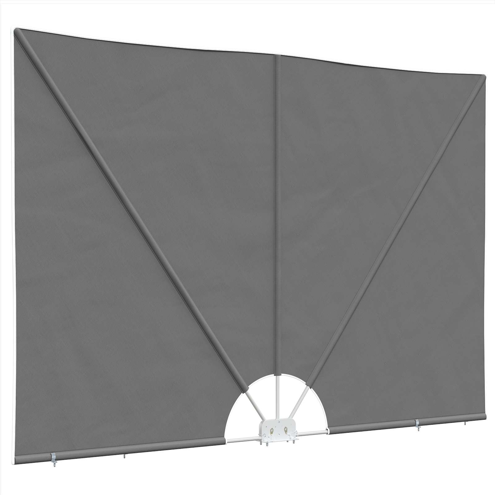 Zaslon za privatnost na balkonu 240 x 160 cm Poliester