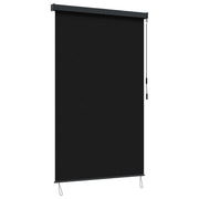 Rolo zavjesa Crna 60 x 250 cm Tkanina i aluminij