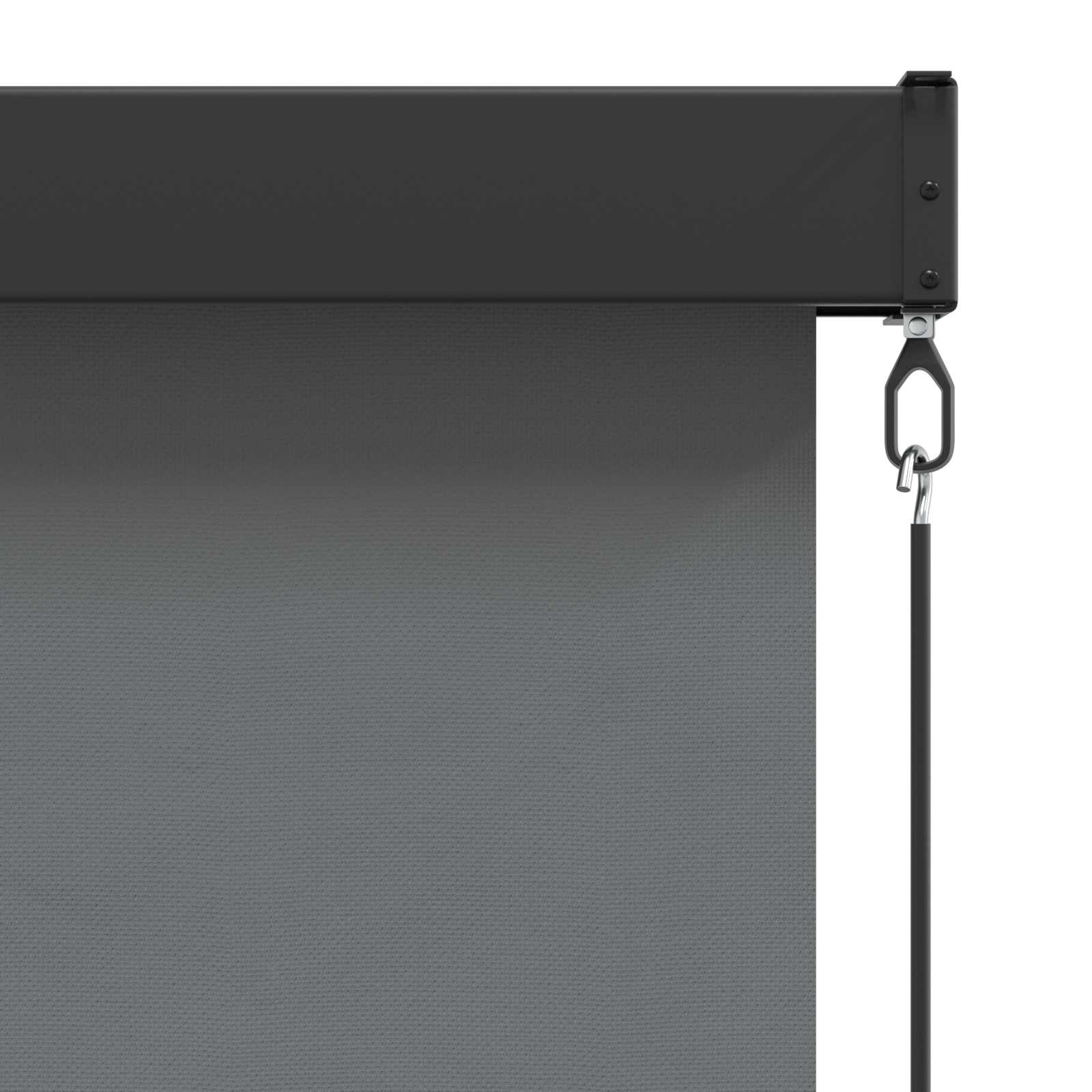 Rolo zavjesa Svjetlosiva 60 x 250 cm Tkanina i aluminij