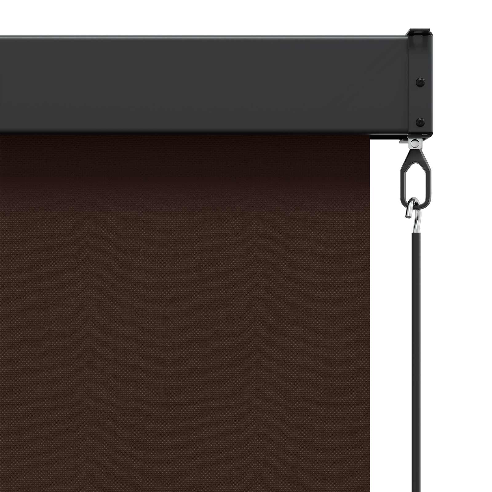 Rolo zavjesa Smeđa 120 x 250 cm Tkanina i aluminij