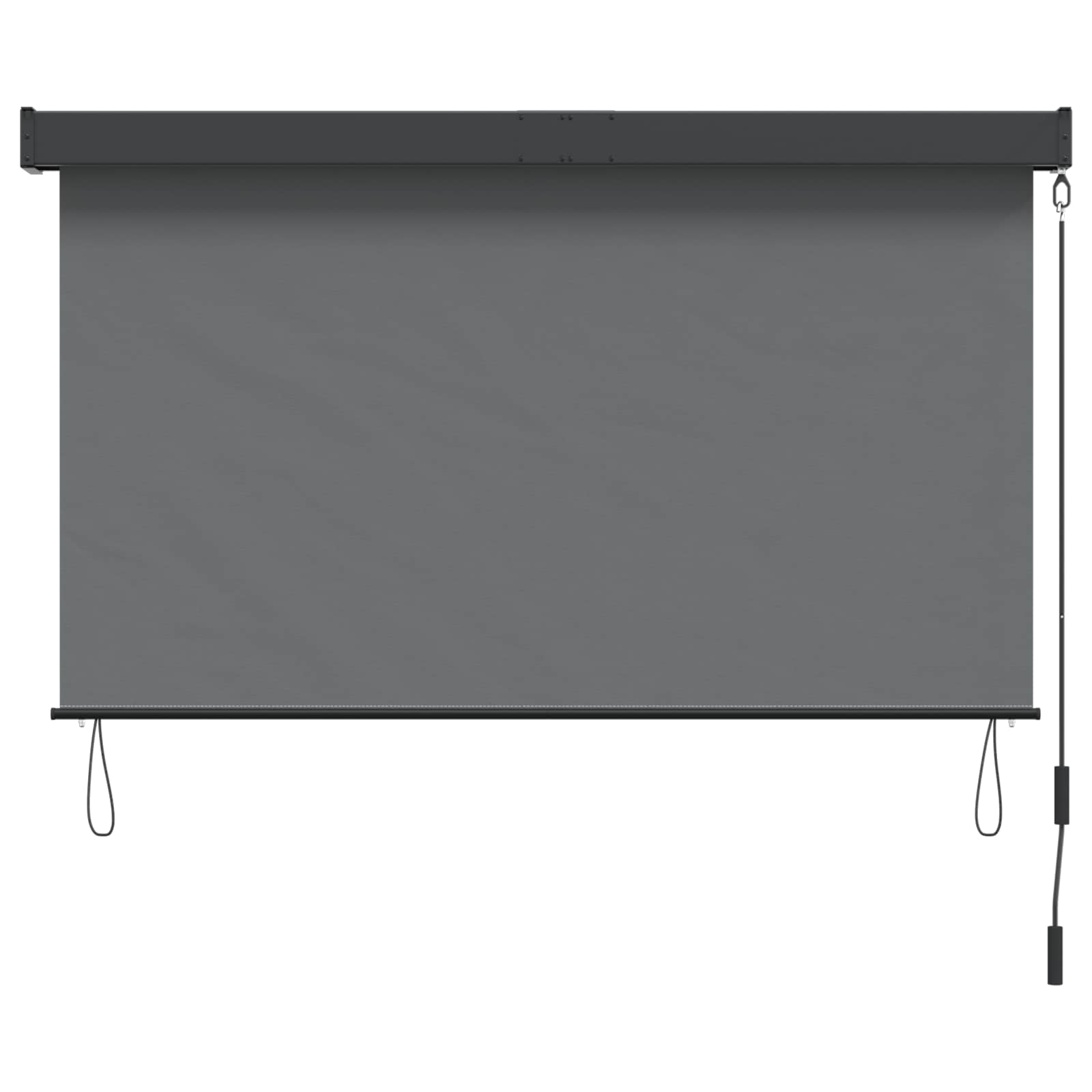 Rolo zavjesa Svjetlosiva 180 x 250 cm Tkanina i aluminij