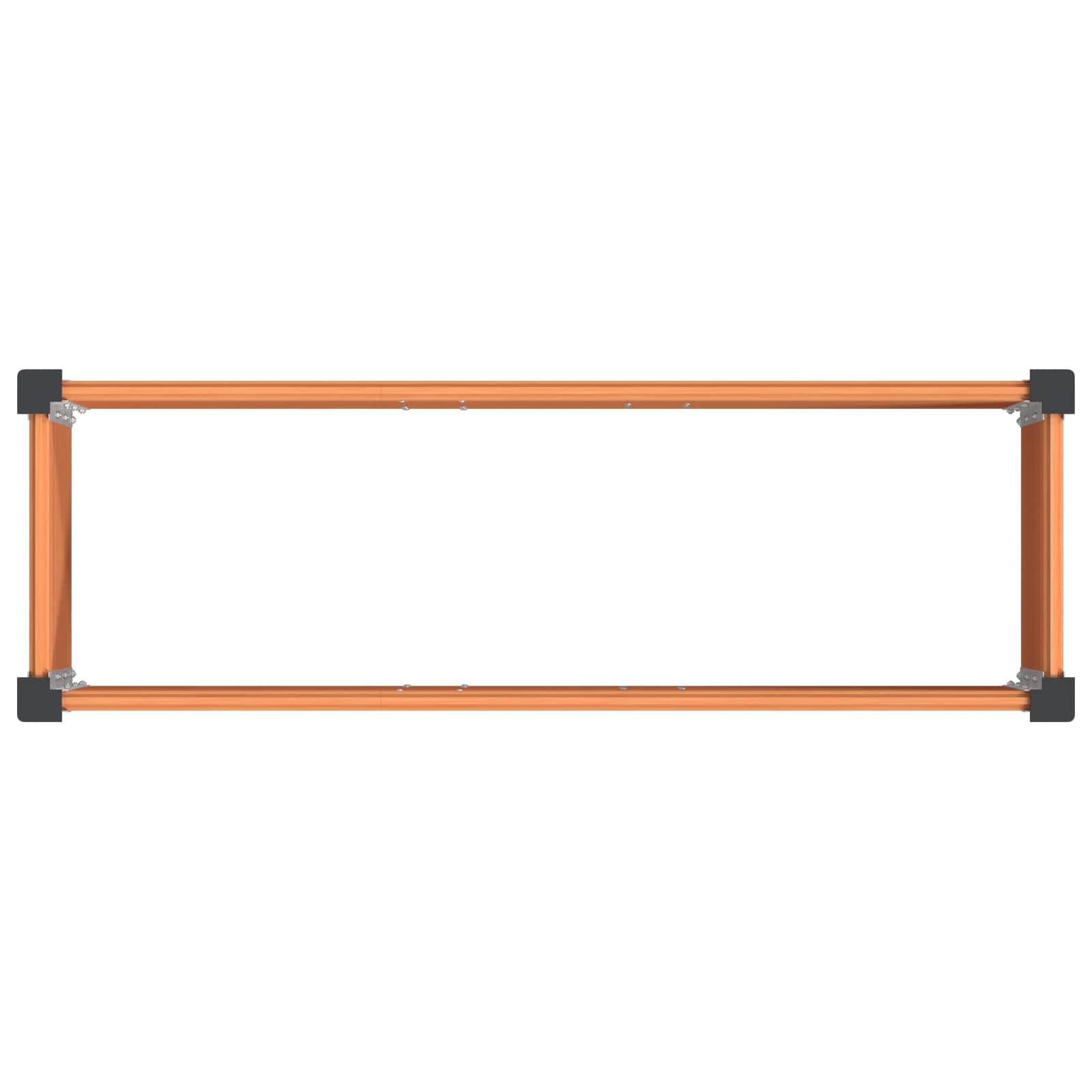 Povišena vrtna gredica Smeđa 100 x 30 x 72 cm