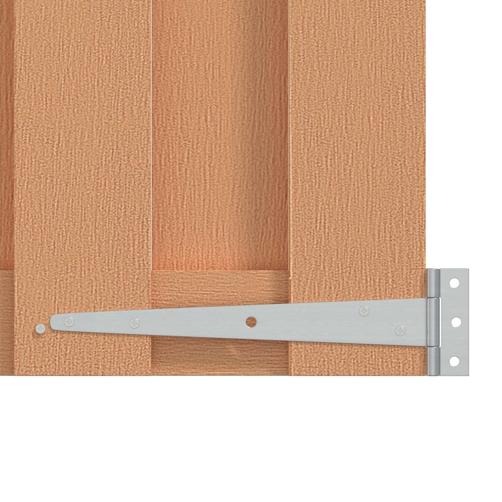 Vrtna vrata 100 x 80 cm WPC i aluminij Smeđa