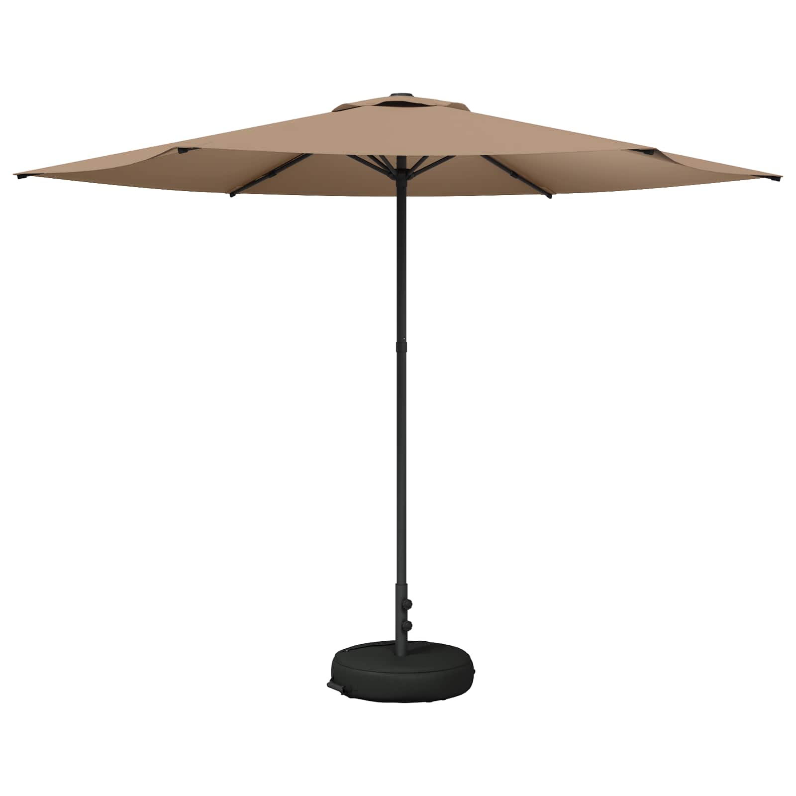 Vrtni Parasol s Podnožjem 300 x 300 cm Poliester Pravokutni