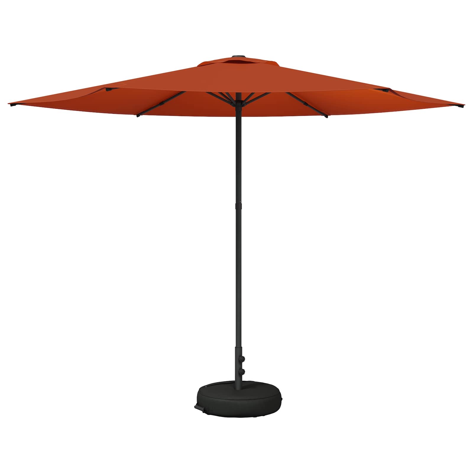 Vrtni Parasol s Podnožjem 300 x 300 cm Poliester Pravokutni
