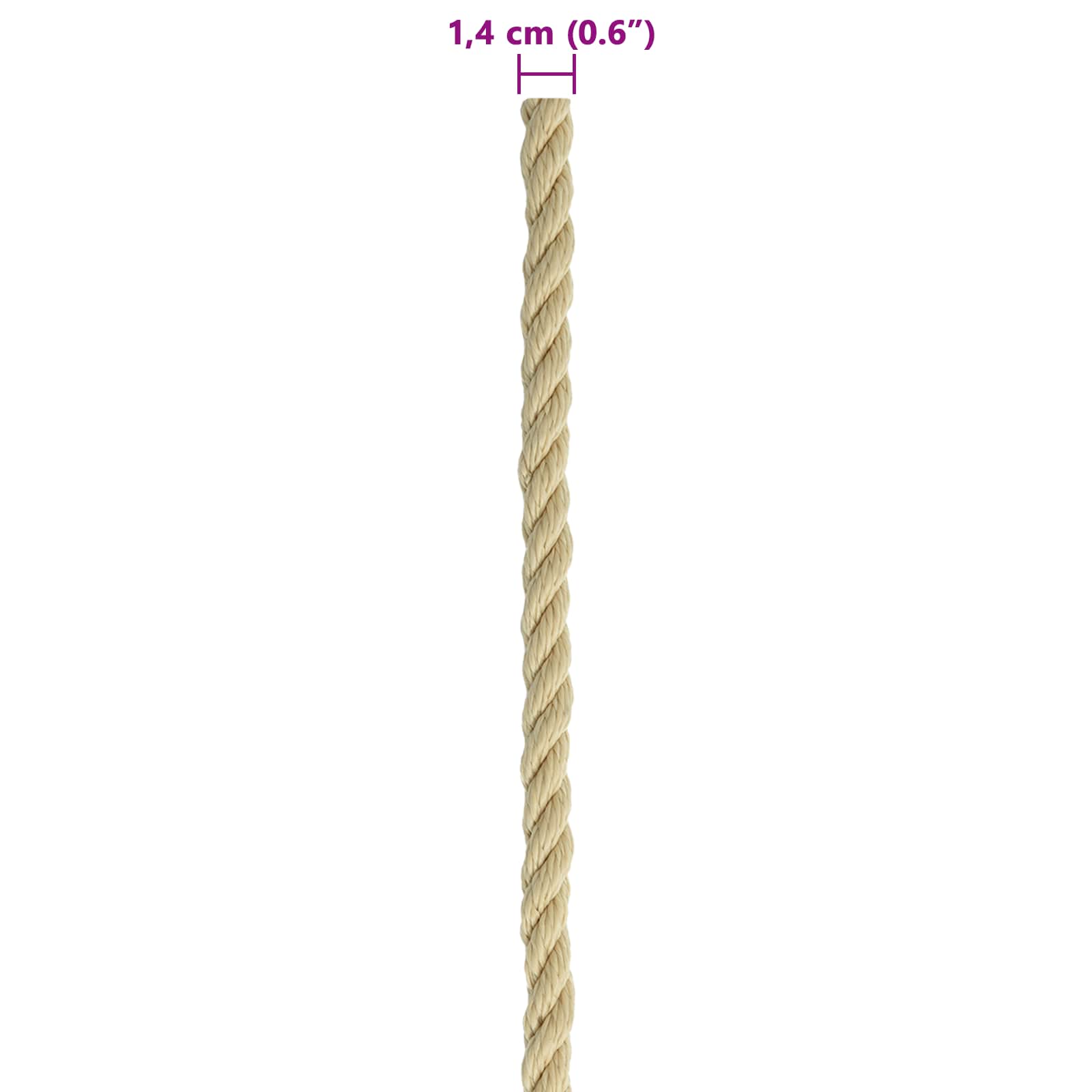Konopac za čamce 25 m 1.4 Prirodna PP