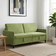 Sofa s pohranom Svijetlo zelena 192 x 78 x 87 cm Poliester